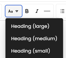 Moodle - Heading Structure
